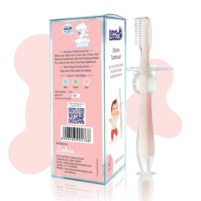 Littloo Littloo Littloo Baby Toothbrush (Plastic Anti-Choke) Littloo Littloo Littloo Baby Toothbrush (Plastic Anti-Choke)